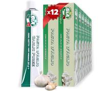 GIA Pasta d'Aglio, 12 tubetti da 90g, Pronto all'Uso, Versatile in Cucina, Ideale per Pasta, Bruschette e tante Ricette, Senza Glutine, Confezione Riciclabile e Anti-Spreco