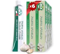 GIA Pasta d'Aglio 6 Tubetti da 90g, Pronta all'Uso, Versatile in Cucina, Ideale per Pasta, Bruschette e tante Ricette, Senza Glutine, Confezione Riciclabile e Anti-Spreco