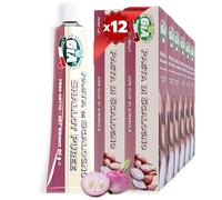 GIA Pasta di Scalogno, 12 Tubetti da 80g - Ideale per Bruschette, Antipasti, Risotti e tante Ricette, Senza Glutine, Confezione Riciclabile e Anti-Spreco