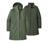 Patagonia Ws Tres 3-in-1 - giacca trekking - donna S Green woman Bluesign,Recycled Polyester,Pfc-Free,Pertex,Re:down,Fair Trade Certified,Dwr
