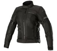 giacca 4 stagioni alpinestars stella crosshill wp air - nera XXL