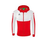 Giacca a cappuccio da allenamento per bambini Erima Six Wings Rouge 12 ans