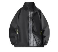 Giacca a collo alto da donna - Giacca sportiva da donna senza cappuccio Cappotto Cargo Giacche a vento Trench Coat Confortevole cappotto cardigan Giacca da viaggio e sport Trench Coat traspirante