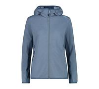 CMP - Women's Striped Jacquard Jacket Fix Hood - Giacca in pile 42 grigio