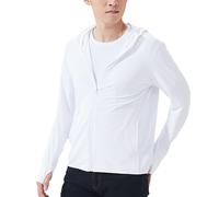 Giacca a maniche lunghe traspirante con cappuccio in seta ghiaccio per uomo outd