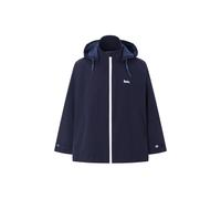 Giacca a mantella corta, impermeabile e oversize, LOURMEL Blu S Tinta unita