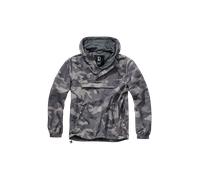 Brandit Summer Windbreaker, giacca tessile XXL male Grigio Camo
