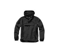 Brandit Summer Windbreaker Hoodie Felpa, nero, taglia L