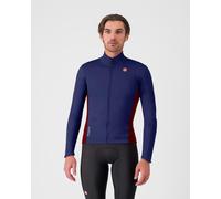 Castelli Entrata 2 - giacca ciclismo - uomo M Dark Blue/Bordeaux man Polartec Aircore