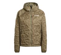 Giacca a vento con cappuccio donna adidas Terrex Xperior PrimaLoft Marron M