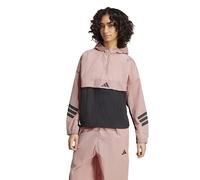 Giacca a vento con mezza zip Future Icons Marrone S Tinta unita