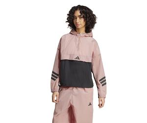 Giacca a vento con mezza zip Future Icons Marrone S Tinta unita