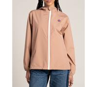 Giacca a vento corta unisex con zip e cappuccio, PASSY Marrone XS Tinta unita