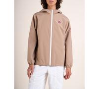 Giacca a vento corta unisex PASSY con zip Beige XL Tinta unita
