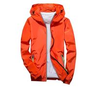 Giacca a Vento da Uomo Leggera Taglie Forti Militare Antivento Mezze Stagioni Giubbino con Tasche Zip Resistente Elegante Baseball Y2k Hiphop per Il Tempo Libero