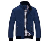 Giacca a Vento da Uomo,Leggera Taglie Forti Militare Leggera Antivento Mezze Stagioni Giubbino con Tasche Zip Tendenza Casual Giubbotto Outwear alla Moda per attività All'Aperto