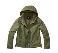 Giacca a Vento Donna Brandit Frontzip OlivaXXL Oliva