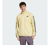 Giacca a vento Essentials 3-Stripes Powder Yellow / Black L