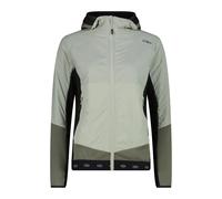 Giacca a vento ibrida con cappuccio fisso donna CMP Vert XS