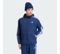 Giacca a vento in tessuto Essentials con le 3 Strisce Team Navy Blue 2 / White 2XL