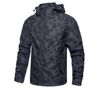 Giacca a vento leggera con cappuccio da uomo, casual, foderata in pile, per | Panciotto Doppiopetto Uomo Cashmere Primavera Americana Gialla Classiche Come Tipo Testa Lusso Riscaldata Papillon