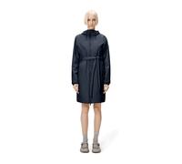 Giacca a vento LOHJA LONG INSULATED CURVE JACKET Blu M Tinta unita