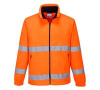 Giacca A Vento Portwest F303 In Fleece Hi Vis Traspirante E Resistente All'Acqua