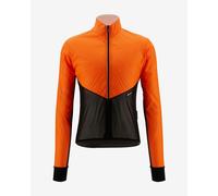 Giacca a vento sottile Santini Redux Lite arancione fluo nero - Slim fit - XL