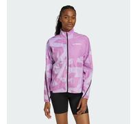 adidas Donna Terrex Multi Printed Wind Jacket, Preloved Purple/Powder Plum, S