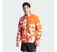 Giacca a vento Terrex Multi Printed Semi Impact Orange / White M