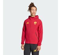 Giacca a vento Tiro Travel Full Zip AS Roma Team Victory Red M