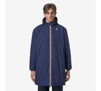 Giacca a vento unisex di media lunghezza LEE VRAI 4.0 EIFFEL WARM Blu S Tinta unita