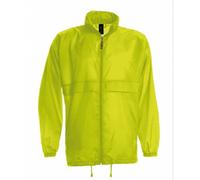 Giacca a vento uomo con cappuccio e cordoncino integrato nel colletto