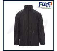 GIACCA A VENTO UOMO IMPERMEABILE CON CAPPUCCIO INVERNALE GIUBBOTTO LEGGERO K WAY