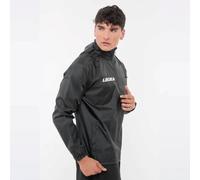 Legea Giacca a vento uomo sportiva anti vento pioggia da calcio cappuccio L nero