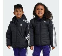 ADIDAS ORIGINALS Giacca di mezza stagione 'Adicolor' nero / bianco Bambini ADIDAS ORIGINALS 128xTaglie normali nero / bianco