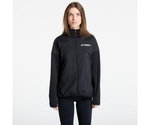 Giacca adida Terrex Xperior Climawarm+ Wind Light Fleece Hooded Jacket Black/ Carbon/ emi Impact Orange S