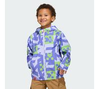 Giacca adidas Minecraft Terrex 2 Layer Climaproof Rain Violet Tone / Semi Cobalt Blue / Semi Lucid Lime 13-14A