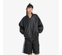 Giacca adidas Pleather SST Oversized Track Top Black/ Maroon XL