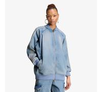 Adidas Originals Sst Oversized Track Denim Jacket Blu XL Donna