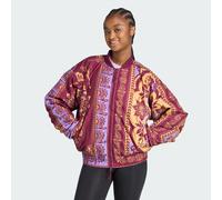 Adidas X Farm Varsity Jacket Rosso,Rosa S Donna