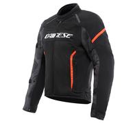 DAINESE DAINESE - Giacca Air Frame 3 Tex Nero / Nero / Rosso-Fluo 46
