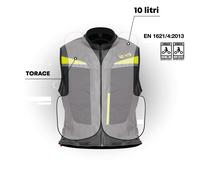 Airbag per Moto Motoairbag Mab V4 con Maniche Grigio S-M