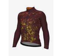 Giacca Alé PR.E Ghostly marrone scuro giallo - M