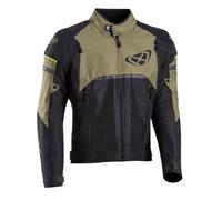 Ixon Allroad Giacca tessile moto, nero-verde, taglia L per maschi
