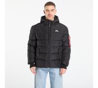 Alpha Industries Hooded Puffer Faux Down Piumino Taglia 2XL - Nero
