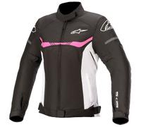 giacca alpinestars stella t-sps waterproof - nero / bianco / rosa XL