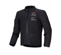 Alpinestars AMT-8 Stretch Drystar XF impermeabile Giacca tessile moto, nero, taglia 4XL per maschi