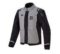 Alpinestars Andes Pro Drystar XF Giacca tessile da motocicletta impermeabile, nero-grigio, taglia 4XL per maschi