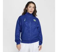 Nike Giacca Anthem Da Calcio Dri-Fit Fc Barcelona Strike Da Donna - Terza, Old Royal/Lime Blast, FQ2476-417, M